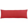 vidaXL Sofa Pillows 2 pcs Red 120 x 40 cm Fabric