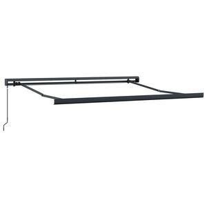 vidaXL Manual Awning Frame 3 x 2.5 m Anthracite