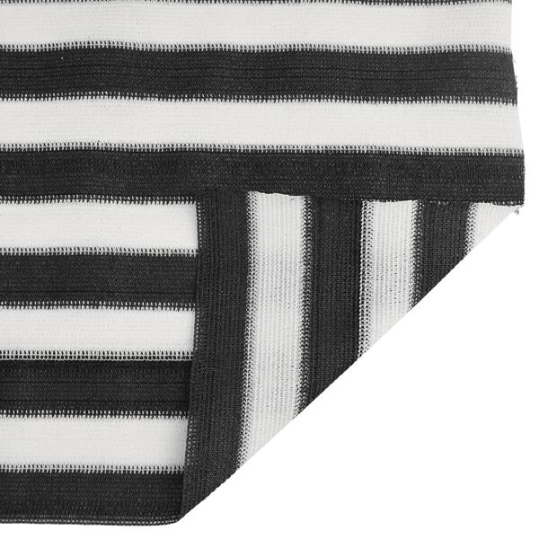 vidaXL Privacy Net Anthracite and White 1.2x25 m HDPE 150 g/m&sup2;