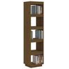 vidaXL Book Cabinet/Room Divider Honey Brown 40x35x167 cm Solid Wood Pine