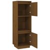 vidaXL Highboard Honey Brown 38x35x117 cm Solid Wood Pine