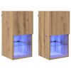 vidaXL Wall-mounted TV Cabinets 2 pcs Artisan Oak Engineered Wood