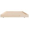 vidaXL Bed Frame without Mattress 90x190 cm Single Solid Wood Pine