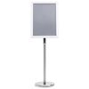vidaXL Poster Stands 2 pcs Silver 45 x 33 x 88 cm Aluminium alloy