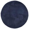 vidaXL Shaggy Rug High Pile NAVARRA Navy 160x160 cm Polyester