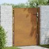vidaXL Garden Gate 100x125 cm Corten Steel