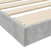 vidaXL Floor Bed Frame Concrete Grey 80 x 200 cm Engineered Wood