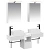 vidaXL Bathroom Cabinet Set 5 pcs White 50 x 14.5 x 70 cm