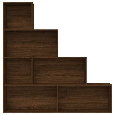 vidaXL Book Cabinet Brown Oak 155x24x160 cm