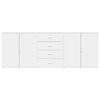 vidaXL Sideboards 3 pcs White Engineered Wood