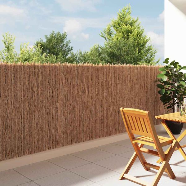 vidaXL Brushwood Fence 600x125 cm