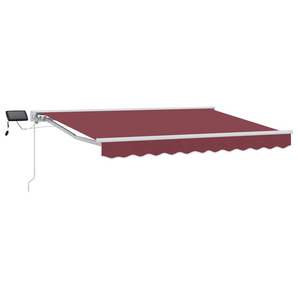 vidaXL Burgundy 3 x 2 m Polyester with PU coating