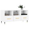 vidaXL TV Cabinet White 102x36x50 cm Engineered Wood
