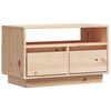vidaXL TV Cabinet 60x35x37 cm Solid Wood Pine