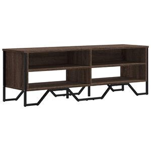 vidaXL TV Cabinet Brown Oak 122x34x41 cm Engineered Wood