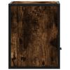vidaXL Wall-mounted Bedside Cabinet Smoked Oak 40x31x39.5 cm