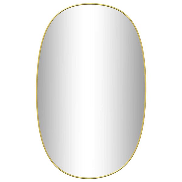 vidaXL Wall Mirror Gold 70x45 cm