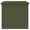 vidaXL Outdoor Storage Box Olive Green 55 x 50.5 x 50 cm Steel