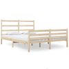 vidaXL Bed Frame without Mattress Solid Wood Small Double