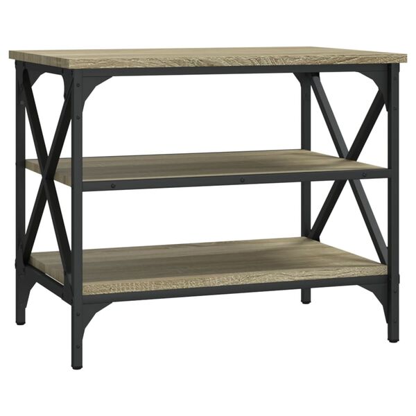 vidaXL TV Cabinet Sonoma Oak 60x40x50 cm Engineered Wood