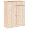 vidaXL Shoe Cabinet "ALTA" 77x35x96 cm Solid Wood Pine