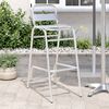 vidaXL Stackable Bar Chairs 2 pcs Aluminium
