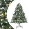 vidaXL Artificial Christmas Tree with Stand Green 140 x 140 x 210 cm