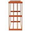 vidaXL Outdoor Log Holder Wax Brown 109x52x106 cm Solid Wood Pine