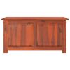 vidaXL Storage Chest with Lid Brown Solid Wood Acacia