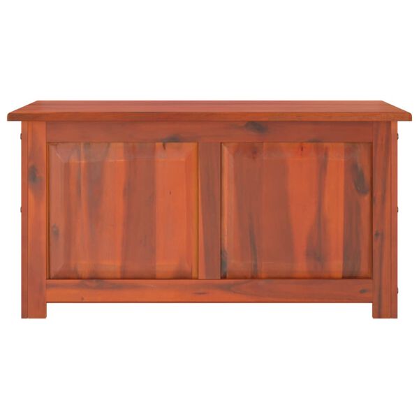 vidaXL Storage Chest with Lid Brown Solid Wood Acacia