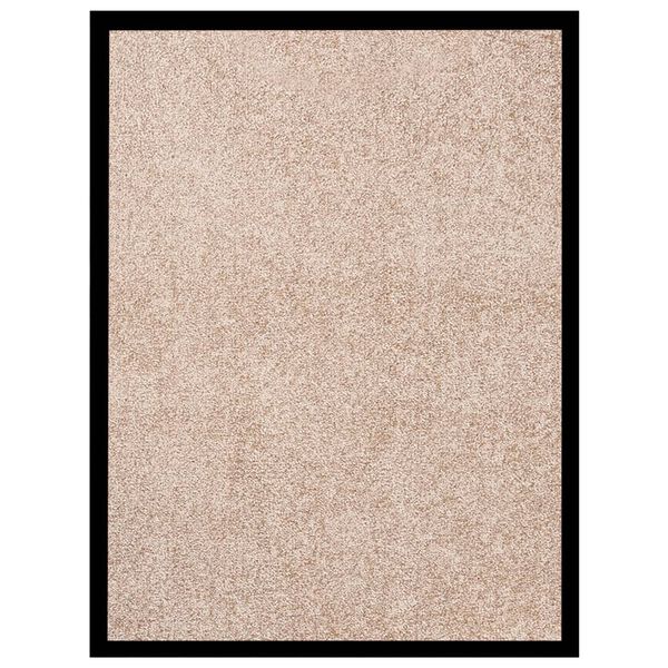 vidaXL Doormat Beige 60x80 cm