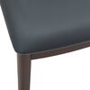 vidaXL Dining Chair 2 pcs Light Brown and Black Solid Rubber Wood