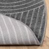 vidaXL Area Rugs Round HUARTE Anthracite &Oslash; 120 CM Polyester