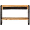 vidaXL Console Table 110x30x76 cm Solid Wood Mango