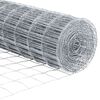 vidaXL Euro Fence Silver 0.6 x 25 m Hot dip galvanized iron