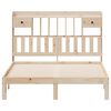 vidaXL Bookcase Bed without Mattress 140x190cm Solid Wood Pine
