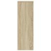 vidaXL Plant Stand Sonoma Oak 33x33x100 cm Engineered Wood