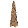 vidaXL Christmas Tree with Stand Brown 80 cm Solid teak wood