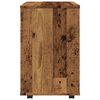vidaXL Rolling Cabinet Old Wood 46x36x59 cm Engineered Wood