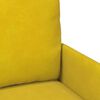 vidaXL Sofas with Cushion Yellow 60 x 56 x 80 cm Plywood