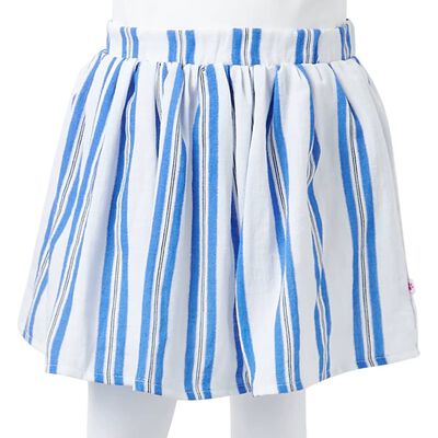 Kids' Skirt Cobalt Blue and White 92