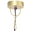 vidaXL Industrial Hanging Lamp 25 W Brass Round 30 cm E27