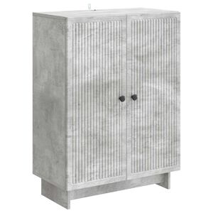 vidaXL Sideboard Concrete Grey 66 x 34.5 x 90 cm Engineered Wood