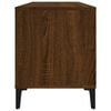 vidaXL Record Cabinet Brown Oak 100x38x48 cm Engineered Wood
