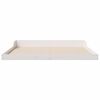 vidaXL Bed Frame White 200 x 210 cm Solid Pine Wood