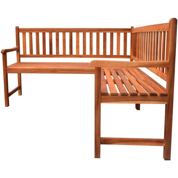vidaXL Garden Corner Bench 150 cm Solid Acacia Wood