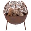 RedFire Handmade Garden Fireplace Narfi Rust Steel