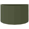 vidaXL Planter Olive Green 60 x 30 x 35 cm Steel