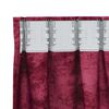vidaXL Velvet Curtains 2 pcs Wine red 175 x 140 cm Velvet