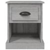 vidaXL Bedside Cabinet Grey Sonoma 39x39x47.5 cm Engineered Wood